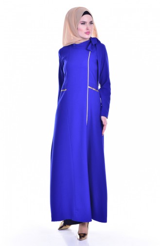 BENGISU Slit Detailed Abaya 2124-05 Saks 2124-05