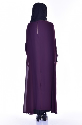 Robe Garnie avec Collier 1613948-03 Noir Plum 1613948-03