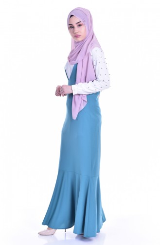 Hijab Kleid 5091-09 Helles Grün 5091-07
