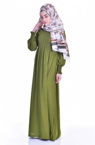 فستان أخضر 3677-08