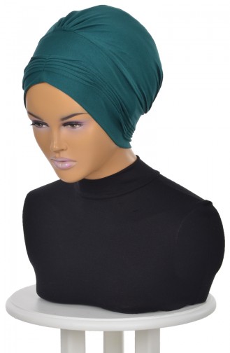 Dark Green Ready to Wear Turban 0019-14