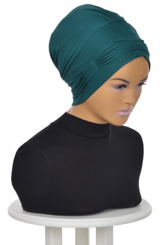 Dark Green Ready to Wear Turban 0019-14