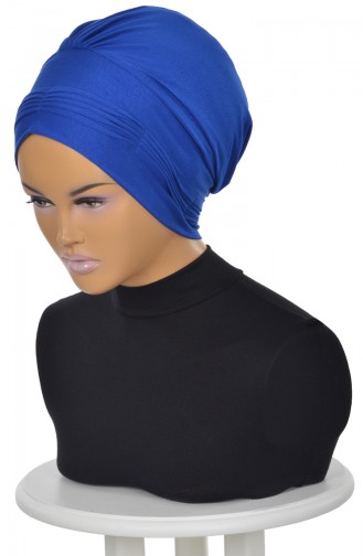 Saxon blue Ready to wear Turban 0019-4