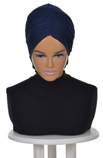 Navy Blue Ready to wear Turban 0021-1