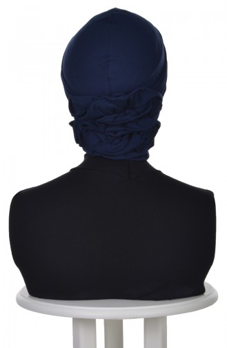 Navy Blue Ready to wear Turban 0021-1