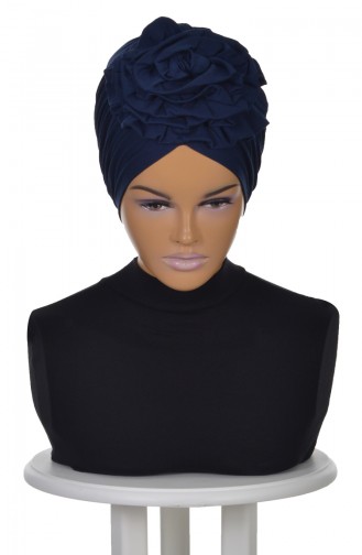 Navy Blue Ready to wear Turban 0021-1