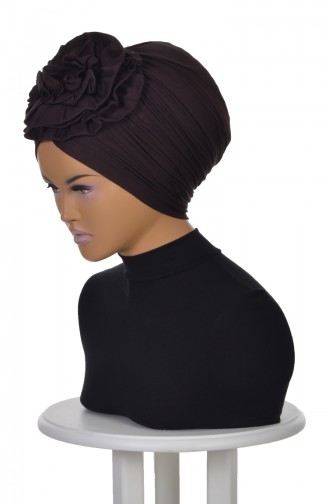 Turban Pret-a-Porter Couleur Brun 0021-5