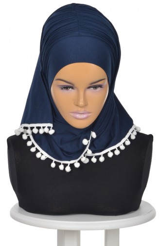 Navy Blue Ready to wear Turban 0002-1