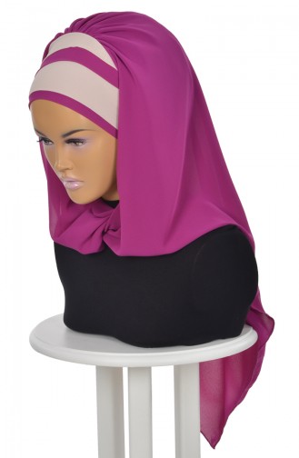 Fuchsia Ready to Wear Turban 0083-1-5