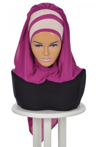 Fuchsia Ready to Wear Turban 0083-1-5