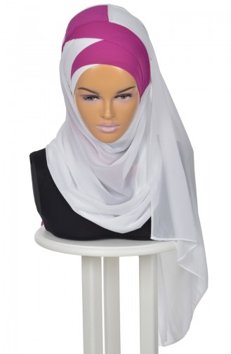 White Ready to Wear Turban 0084-1-3