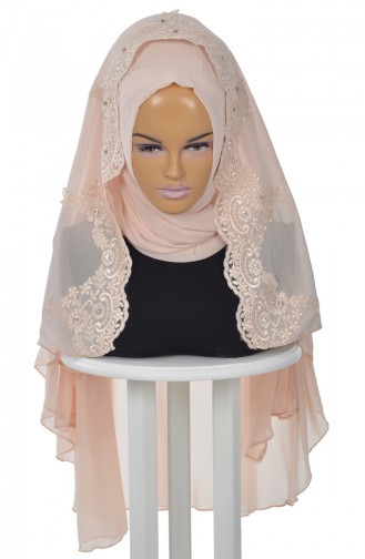 Beige Ready to wear Turban 0024-5