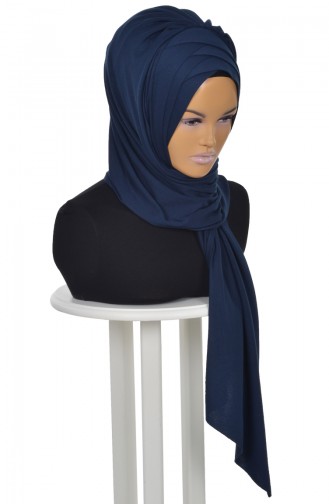 Navy Blue Ready to Wear Turban 0041-1