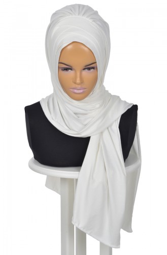 Cream Ready to Wear Turban 0041-8