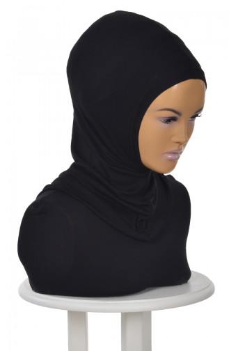Hijab Bone TB0001-6 Black 0001-6