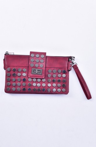 Claret red Portfolio Hand Bag 0875-03