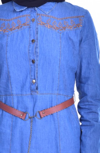 فستان أزرق جينز 0120-01