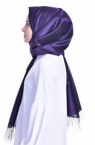 Dark Purple Sjaal 08