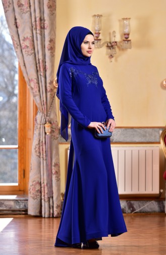 Saxe Hijab Evening Dress 1713182-02