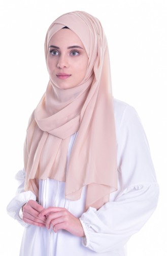 Çapraz Bone Şal 0017-05 Bej