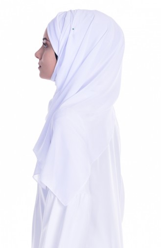 White Ready to Wear Turban 0017-22