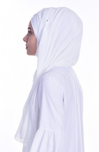 Ecru Ready to wear Turban 0017-09