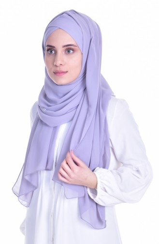 Çapraz Bone Şal 0017-06 Gri