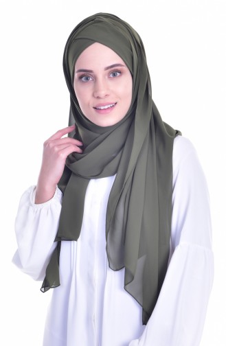 Khaki Praktischer Turban 0017-01