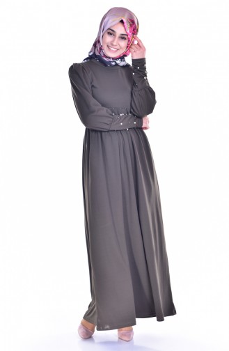 فستان كاكي 1342-05