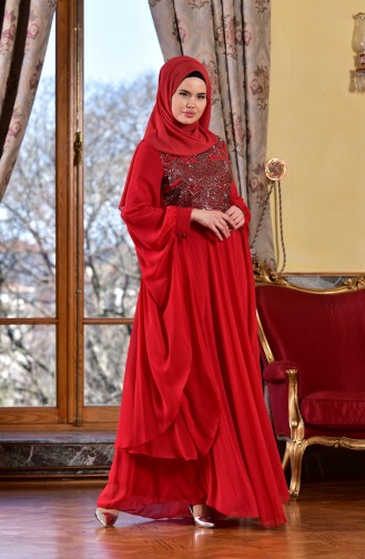 Habillé Hijab Rouge 1713188-02
