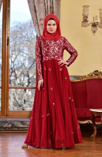 Habillé Hijab Rouge 1713204-02