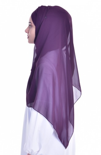 Dark Plum Ready to Wear Turban 0017-20