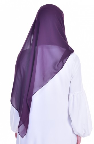 Çapraz Bone Şal 0017-20 Koyu Mürdüm
