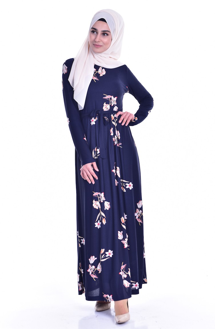 robe hijab a fleur
