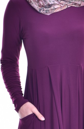 Robe avec Poches 18131-04 Plum 18131-04