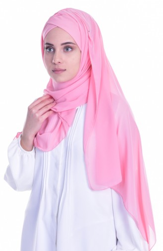 Kreuz Bonnet Schal 0017-27 Pink 0017-27