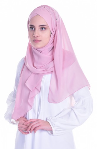 Çapraz Bone Şal 0017-14 Pudra