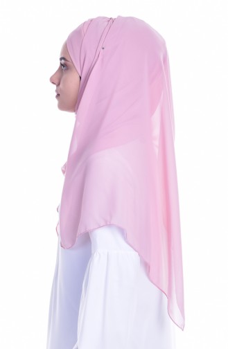 Çapraz Bone Şal 0017-14 Pudra
