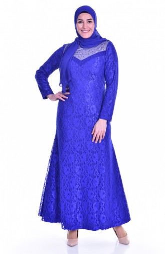 Saxe Hijab Evening Dress 1713185-02