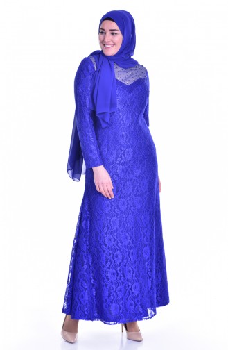 Saxe Hijab Evening Dress 1713185-02