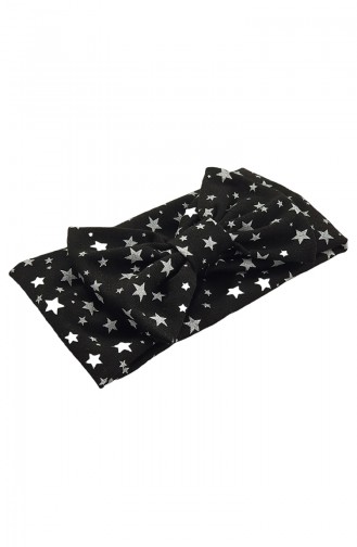 Bandana avec Noeud Pour Bébé et Enfant NBA243 Noir 243