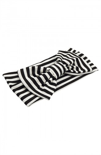 Bandana avec Noeud Pour Bébé et Enfant NBA246 Noir 246