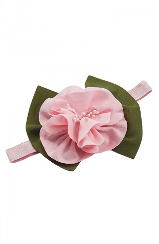 Bandana avec Accessoire Fleur Pour Bébé et Enfant NBA256 Rose 255