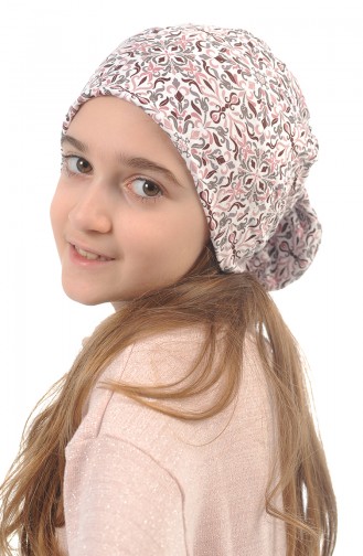 Bonnet Pour Bébé et Enfant Ns0164 Ecru - Poudre 0164