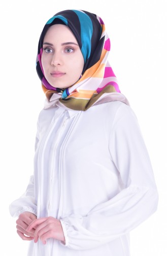 Levidor İpek Eşarp 503178-07 Haki