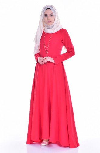 Red İslamitische Jurk 4055A-02