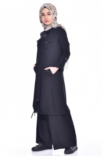 Coat Trousers Double Suit 0051-01 Black 0051-01