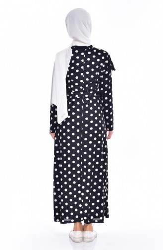 Black Hijab Dress 5188-01