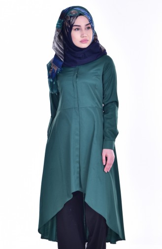 Peplum Chemise 3022-06 Vert emeraude Clair 3022-06