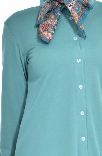 Buttoned Tunic 0658-05 Arabic Green 0658-05